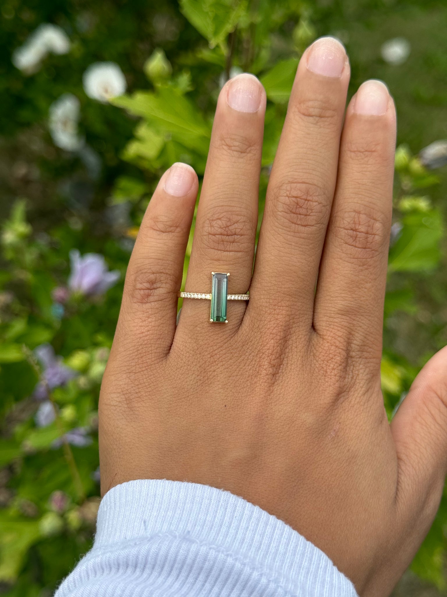 Green Tourmaline Ring