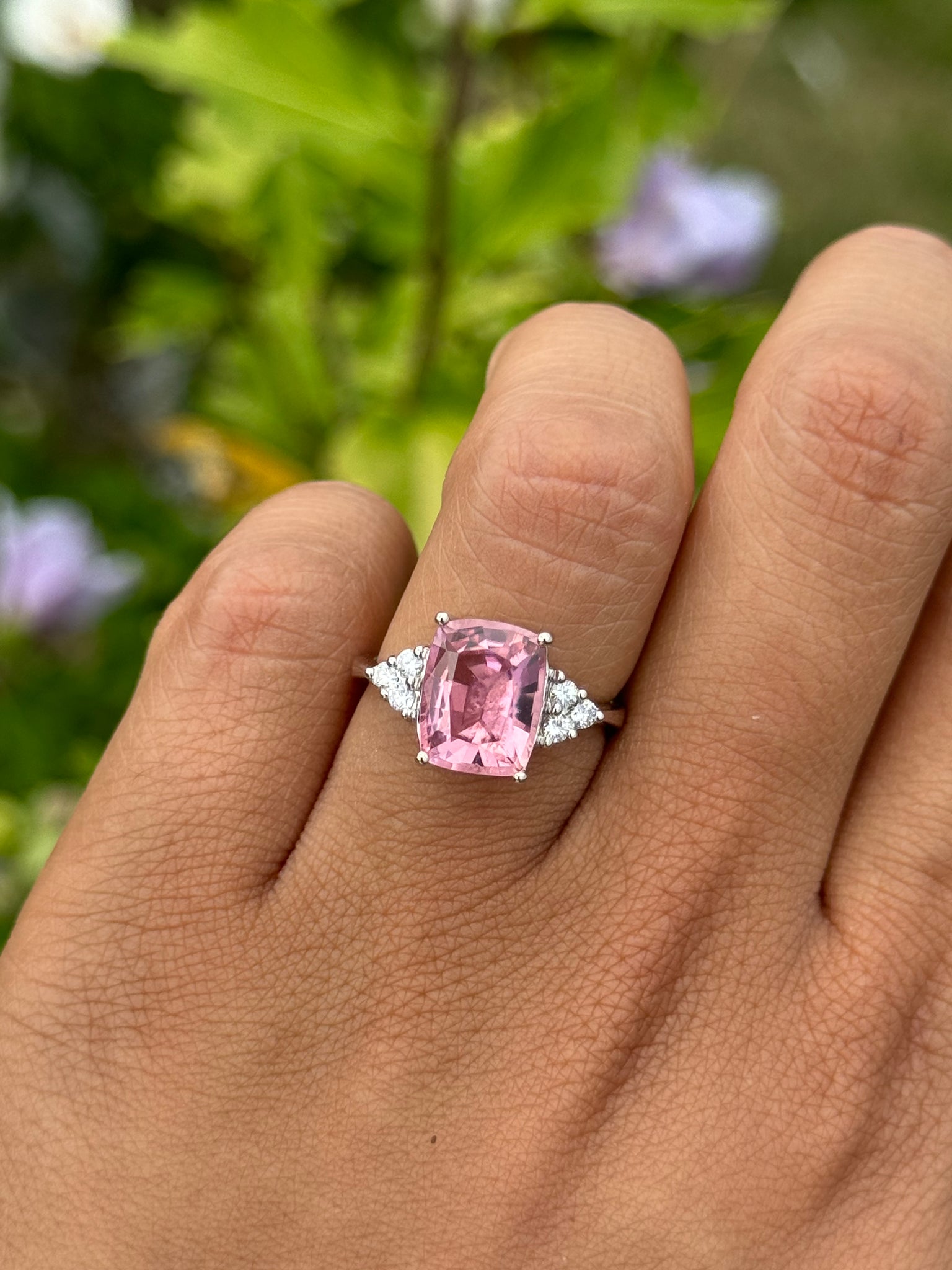 Pink Tourmaline Ring