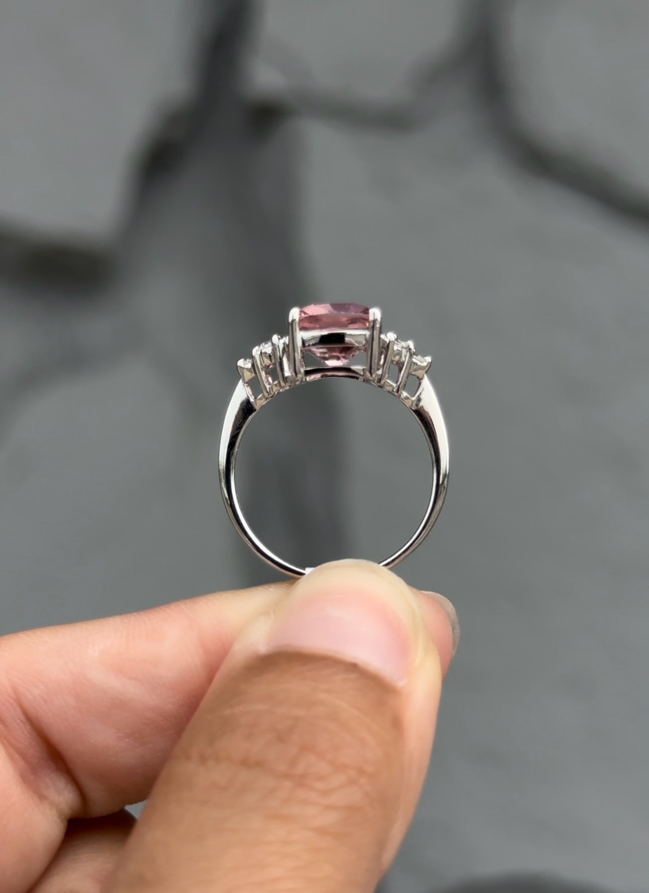 Pink Tourmaline Ring