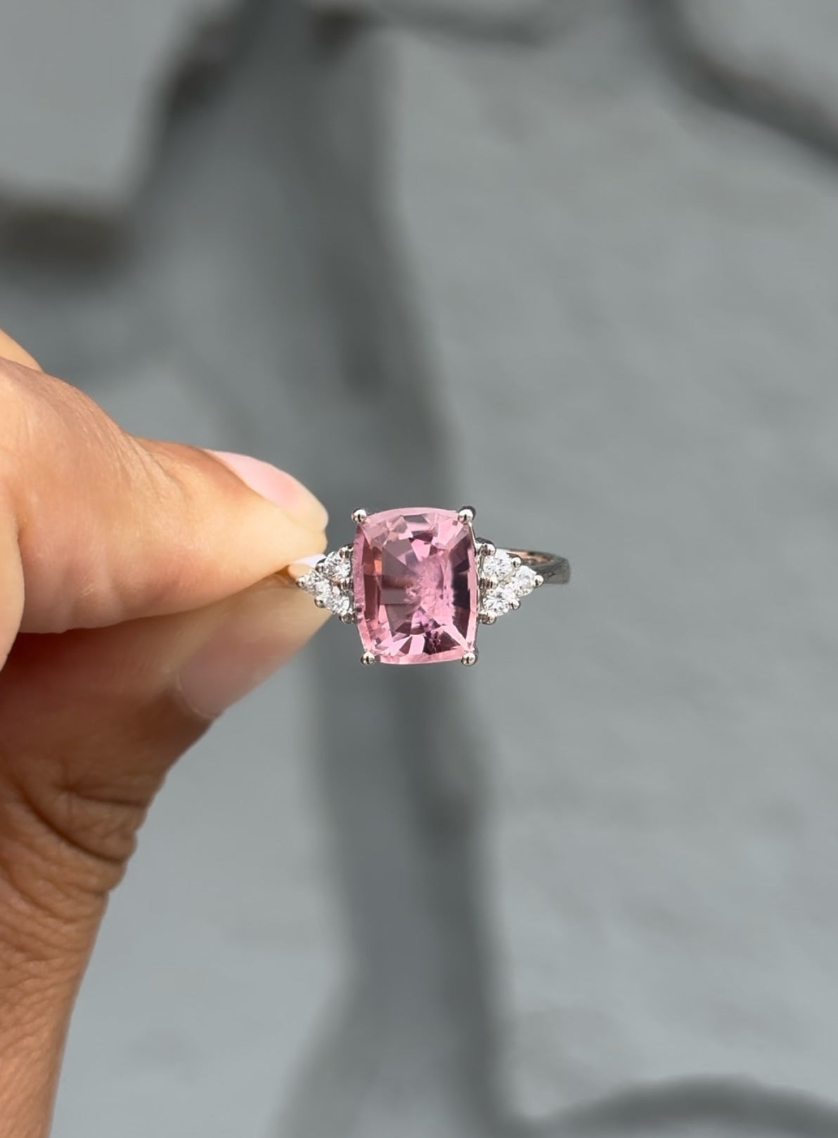 Pink Tourmaline Ring