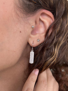 Diamond Honeycomb Earrings