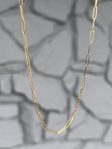 Dainty Paperclip Chain Necklace